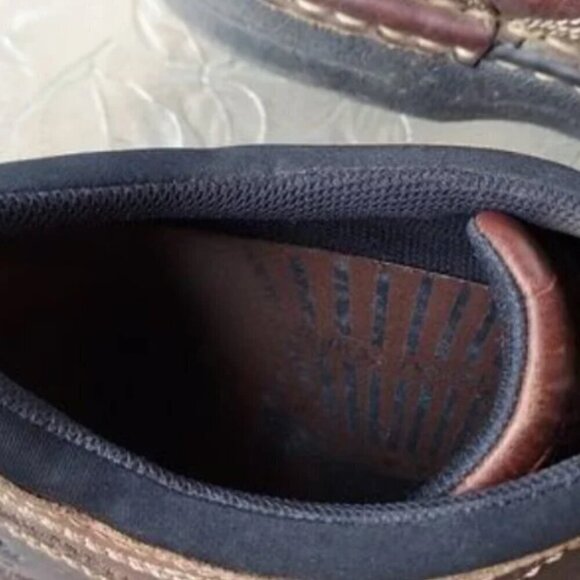 Comfort Streettars brown men's shoes.Size 10 M Causal Work Genuine leather upper - Picture 4 of 8